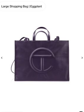 Telfar Large Shopping Bag - Eggplant